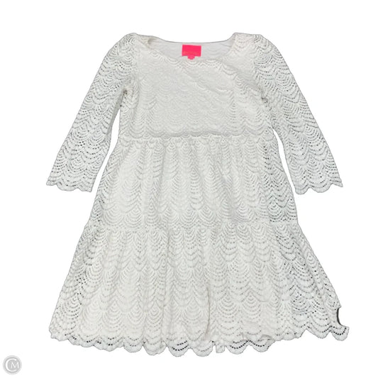 Dress Designer By Lilly Pulitzer In White, Size: S