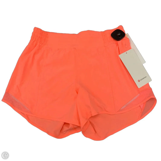 Athletic Shorts By Lululemon In Pink, Size: M