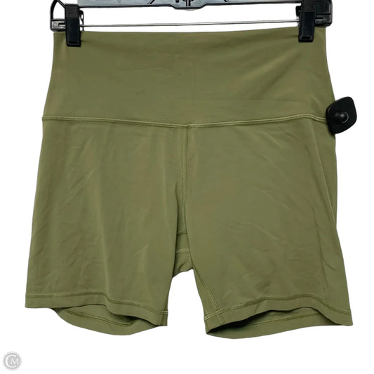 Athletic Shorts By Lululemon In Green, Size: M