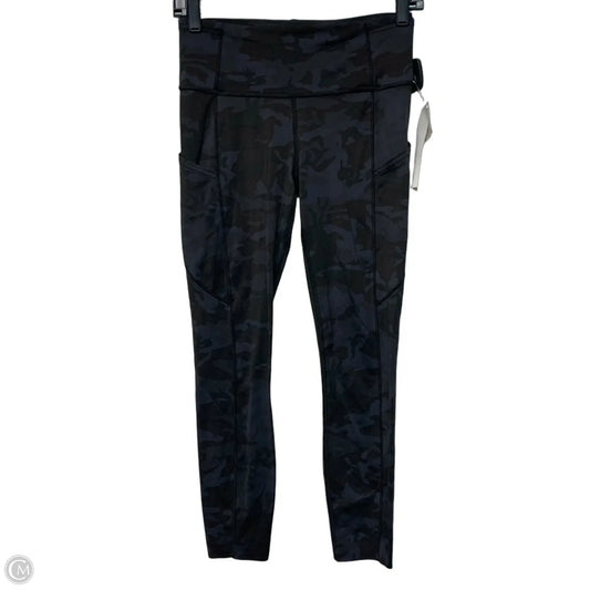 Athletic Leggings By Lululemon In Grey, Size: S