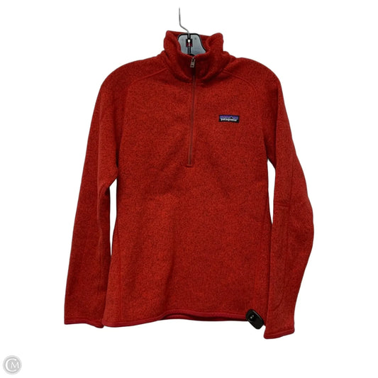 Sweatshirt Collar By Patagonia In Red, Size: M