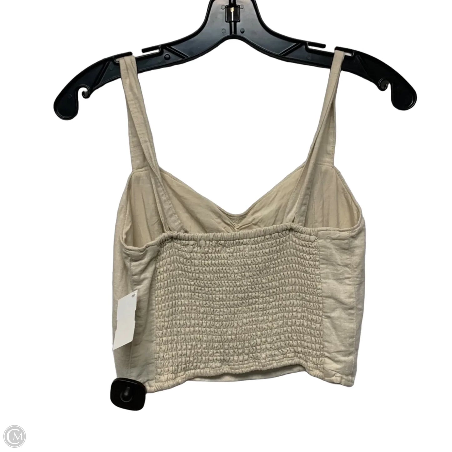 Top Sleeveless By Abercrombie And Fitch In Cream, Size: S