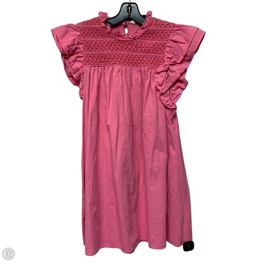 Dress Casual Short By Crosby In Pink & Red, Size: S