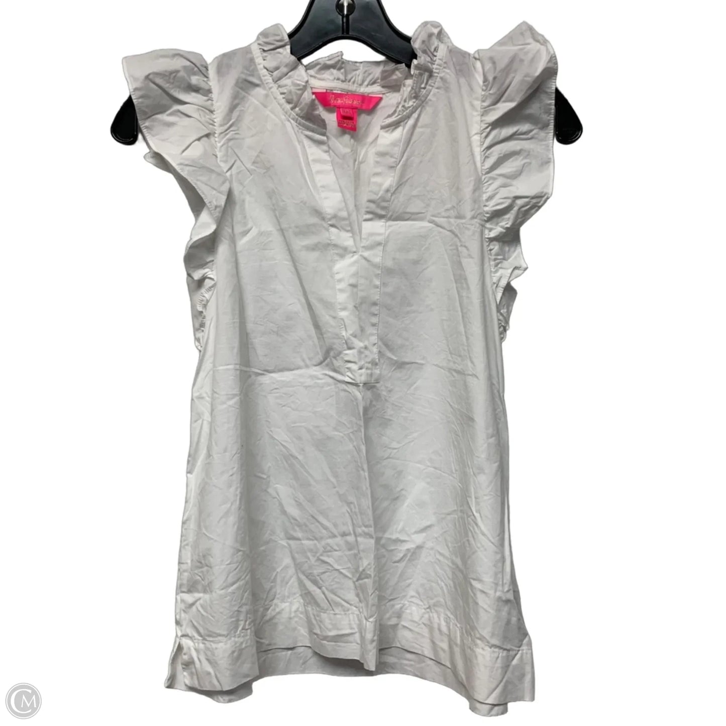Top Sleeveless Designer By Lilly Pulitzer In White, Size: Xxs