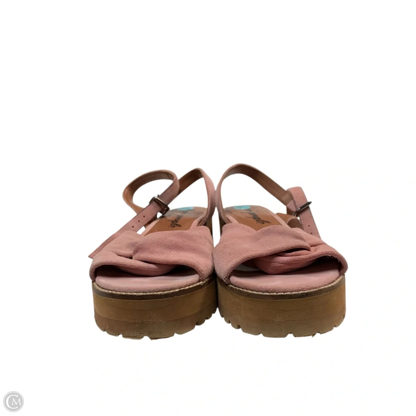 Sandals Heels Block By Free People In Pink, Size: 7.5