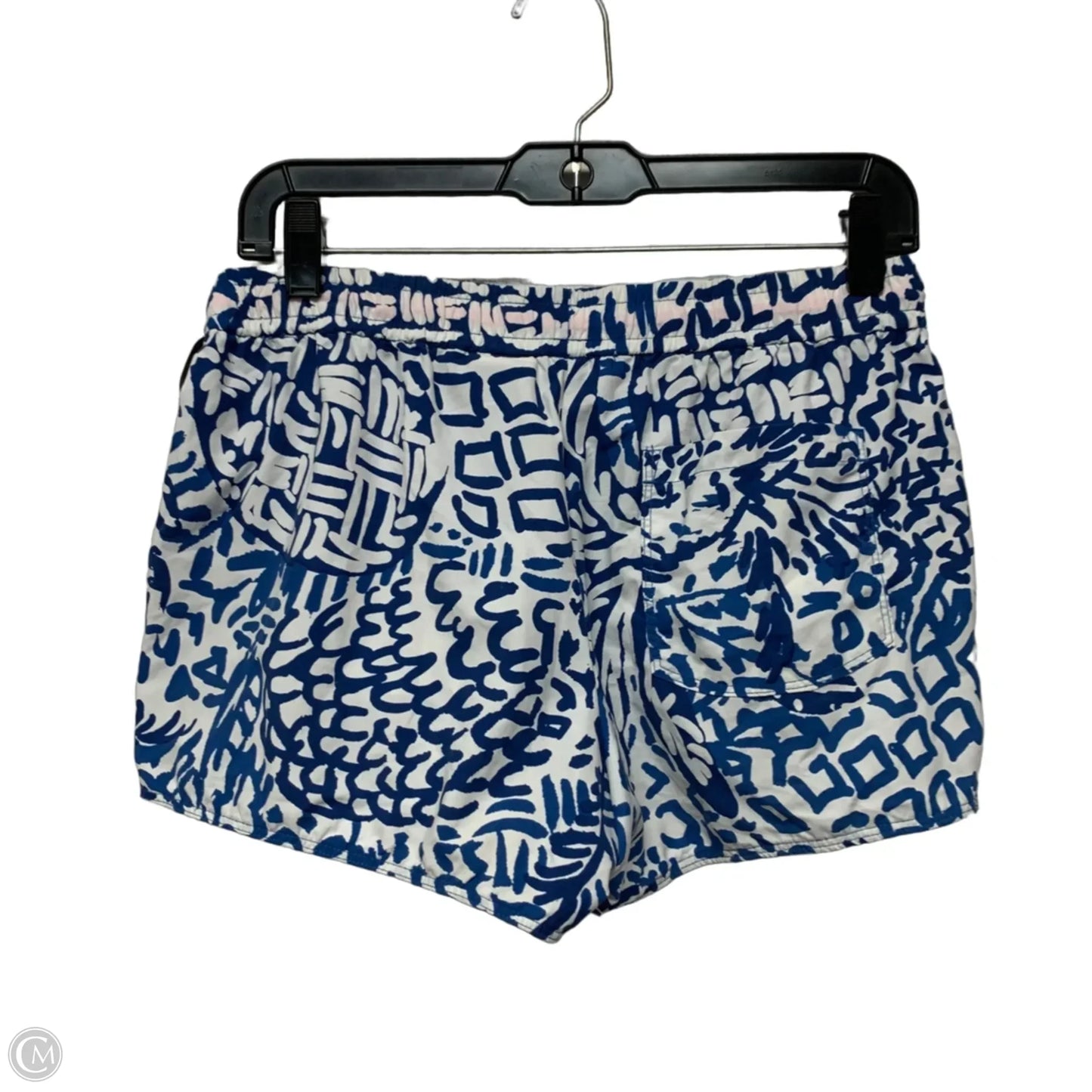 Shorts Designer By Lilly Pulitzer In Blue & White, Size: S