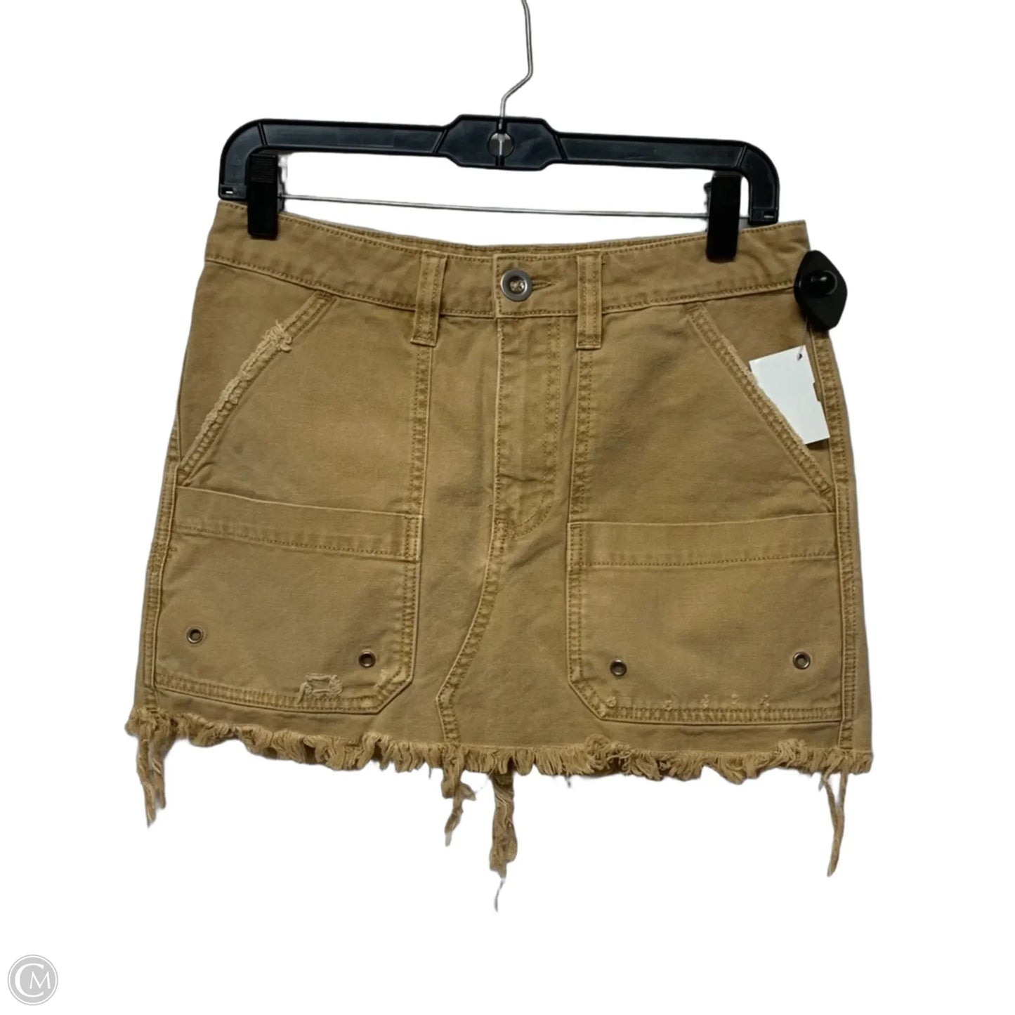 Skirt Mini & Short By Free People In Tan, Size: 2