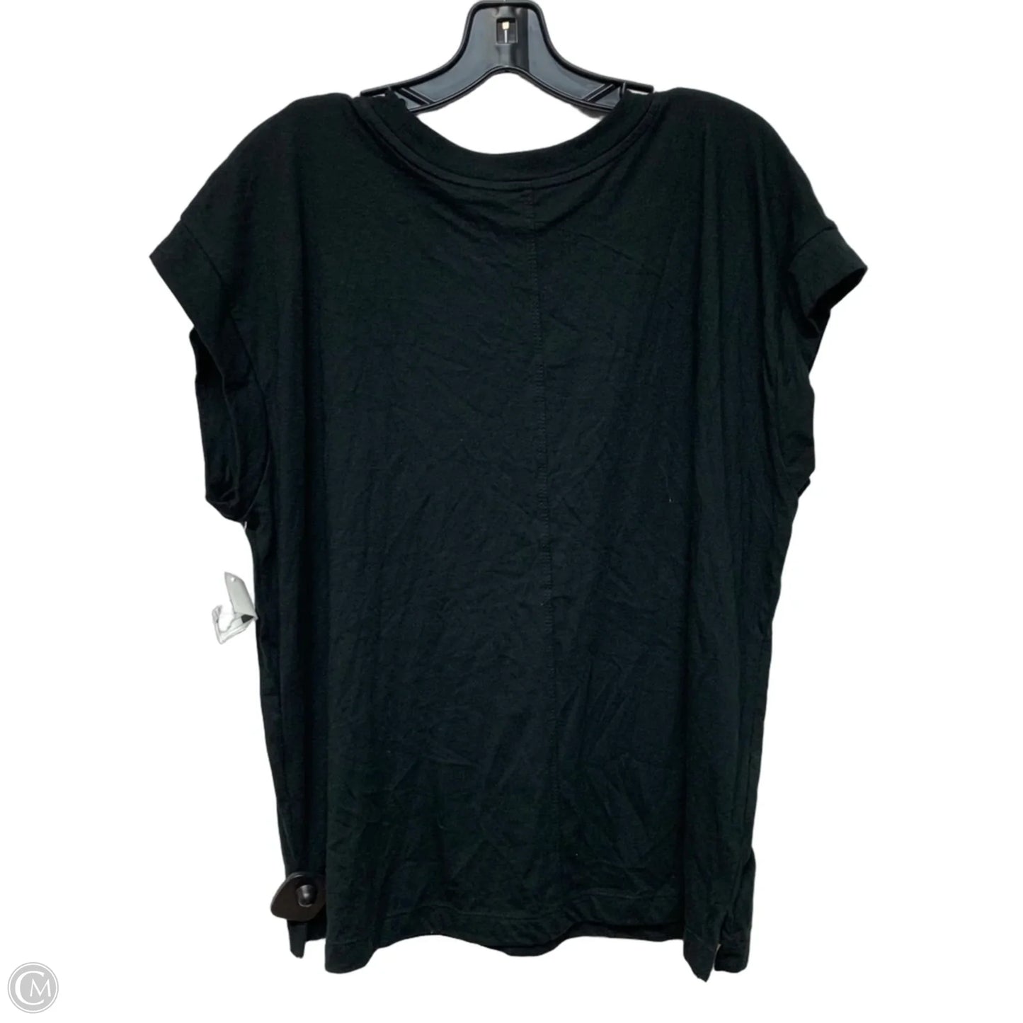 Top Short Sleeve Basic By A New Day In Black, Size: Xl