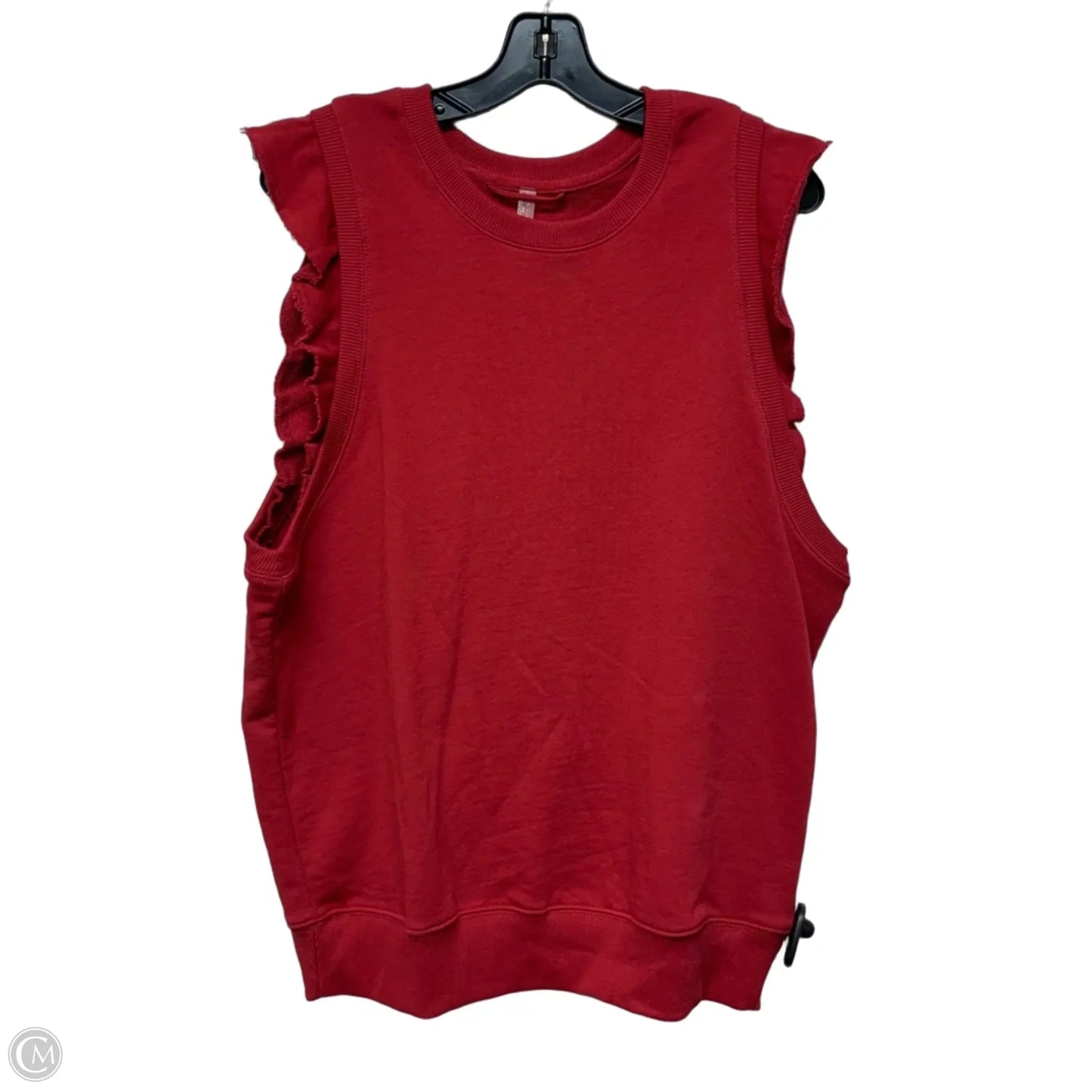 Top Sleeveless By Free People In Red, Size: M