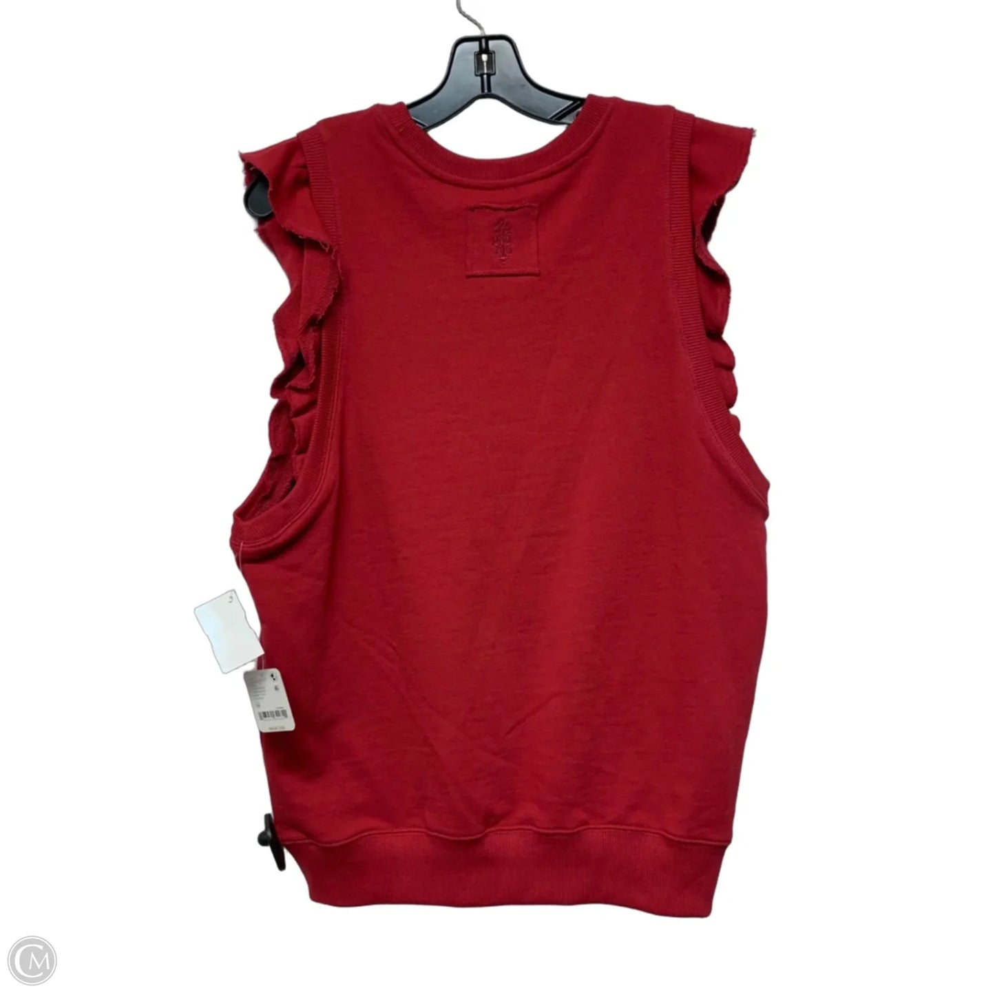 Top Sleeveless By Free People In Red, Size: M