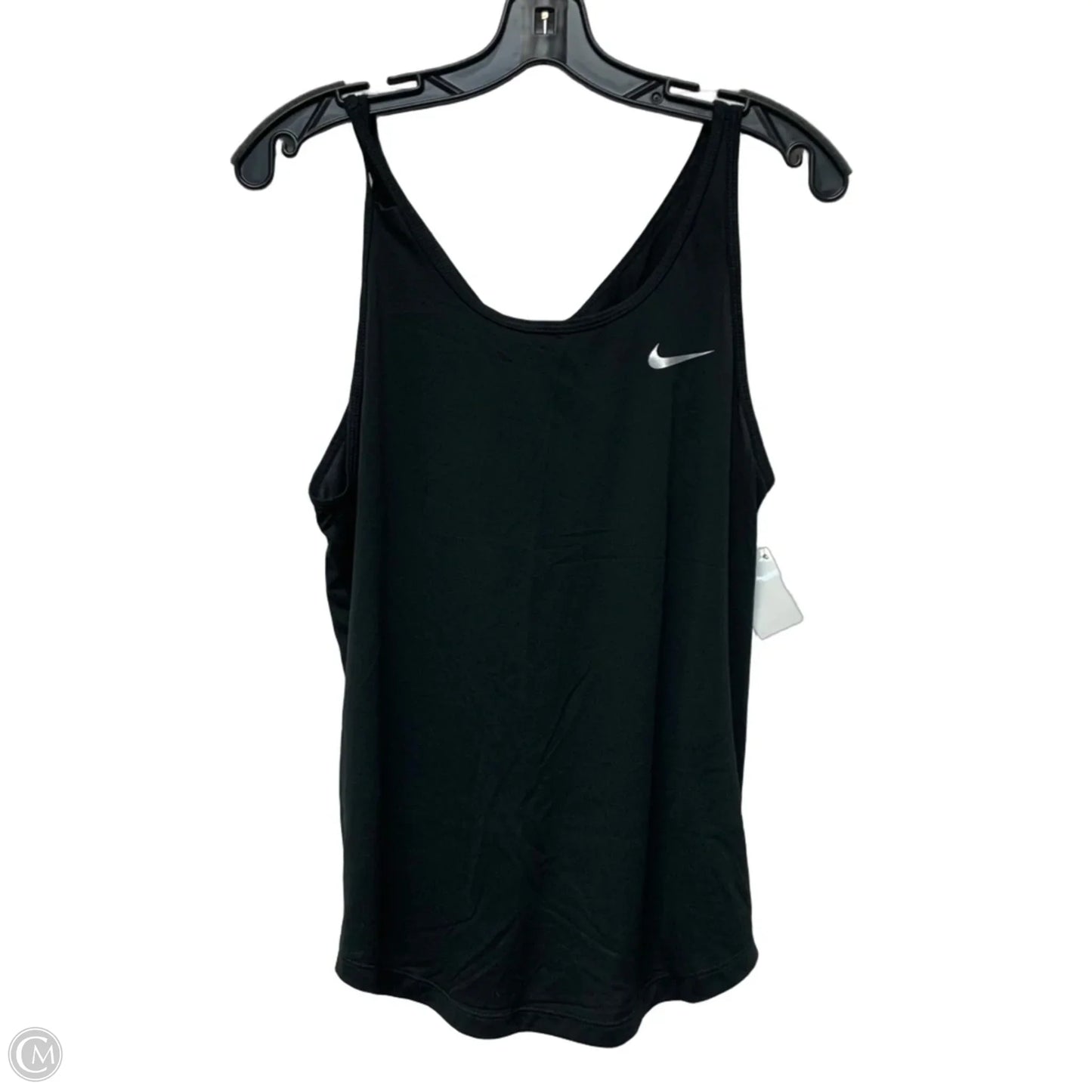 Athletic Tank Top By Nike In Black, Size: M