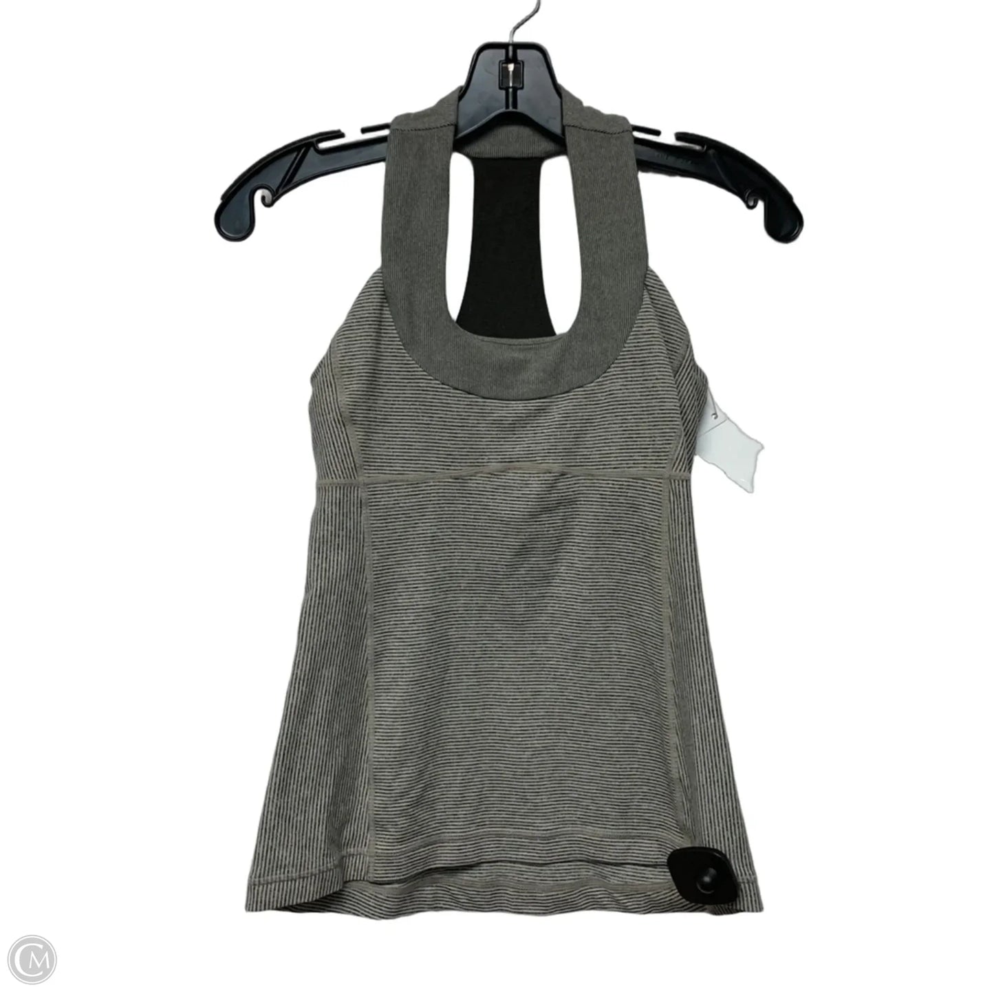 Athletic Tank Top By Lululemon In Striped Pattern, Size: S