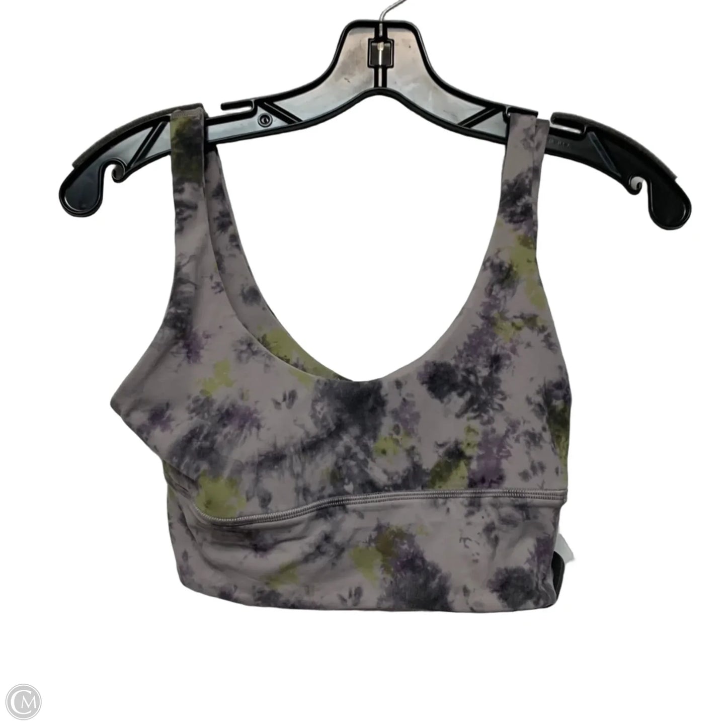 Athletic Bra By Lululemon In Green & Purple, Size: S