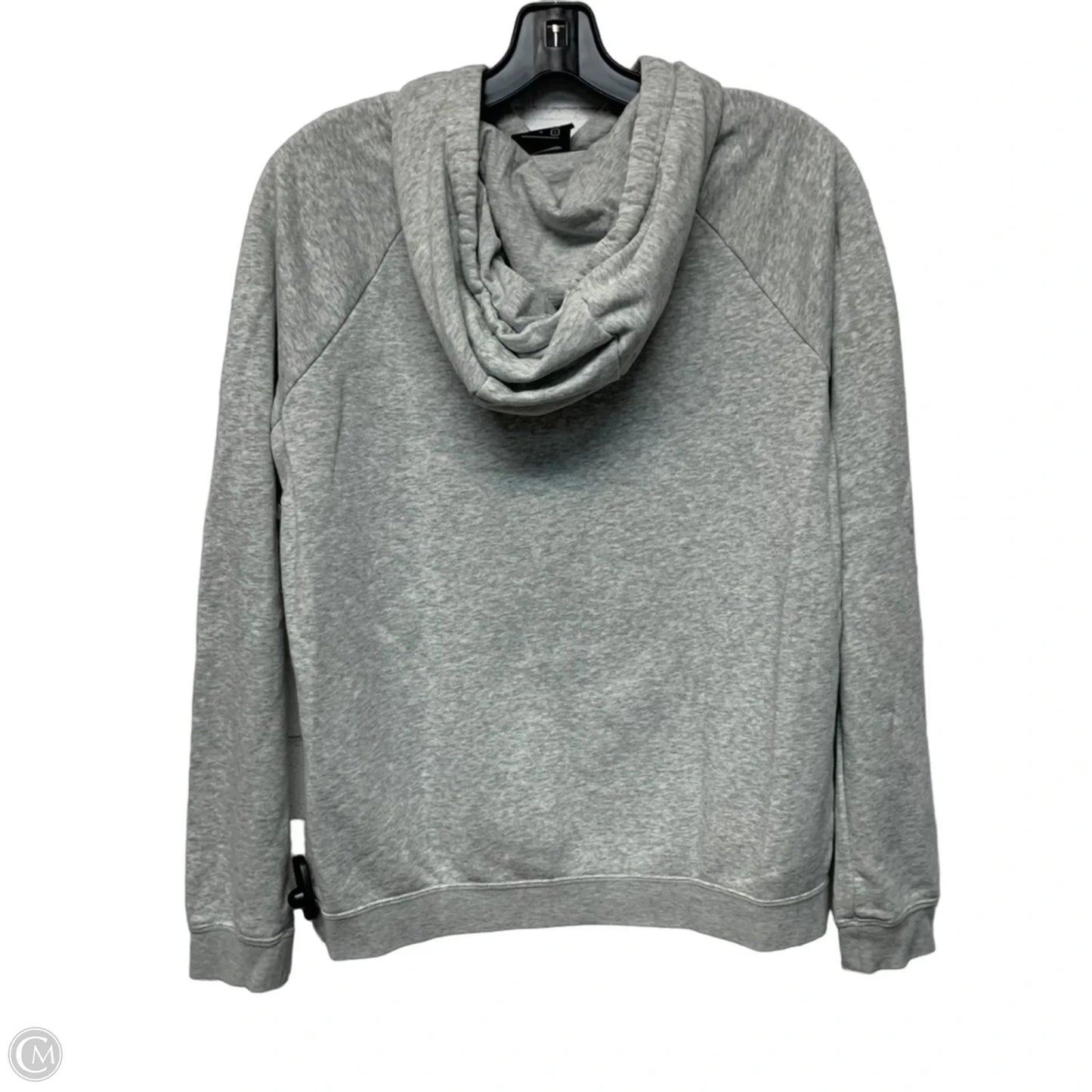 Athletic Sweatshirt Hoodie By Nike In Grey, Size: S