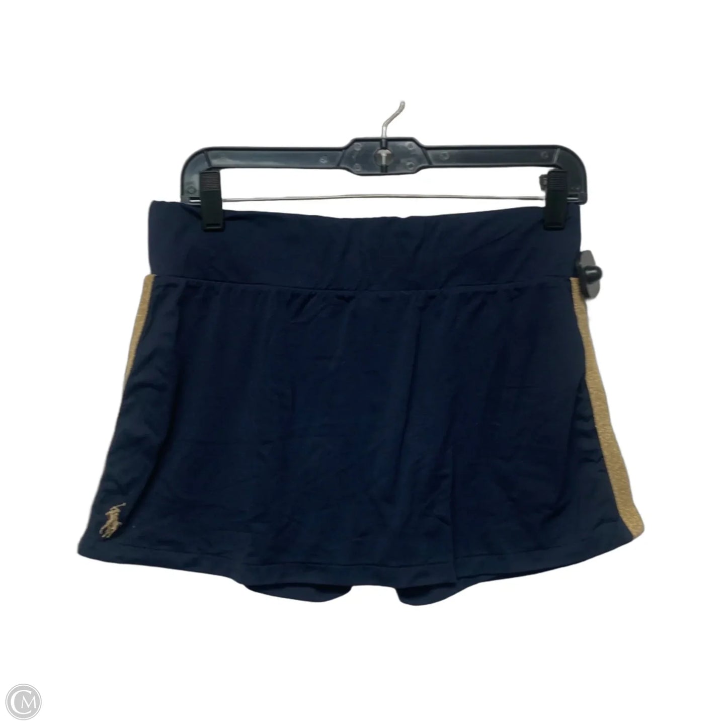 Athletic Skort By Ralph Lauren In Blue & Gold, Size: M