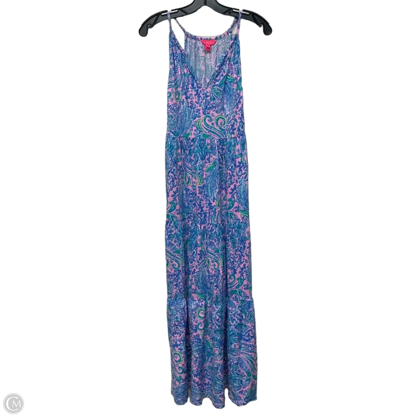 Dress Designer By Lilly Pulitzer In Blue & Pink, Size: Xxs