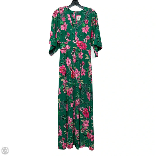 Dress Designer By Lilly Pulitzer In Green & Pink, Size: Xs