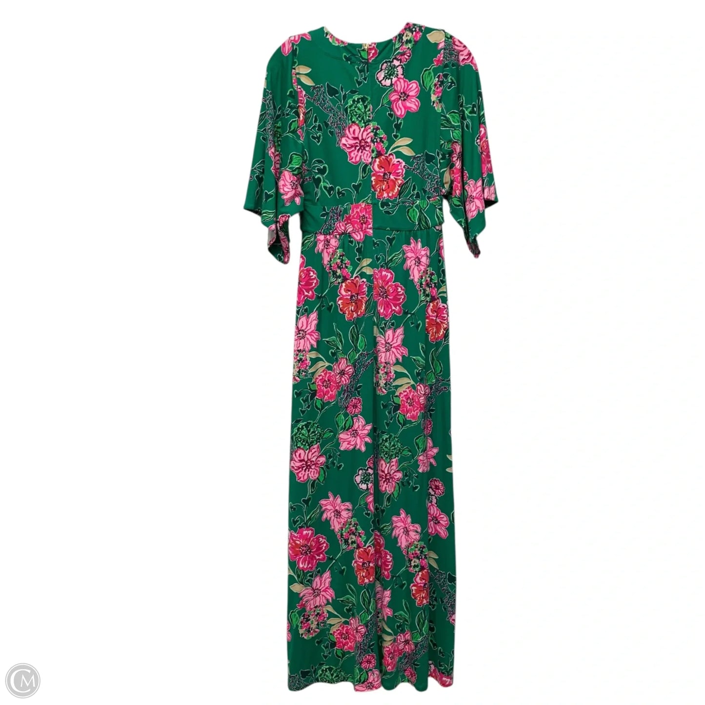 Dress Designer By Lilly Pulitzer In Green & Pink, Size: Xs