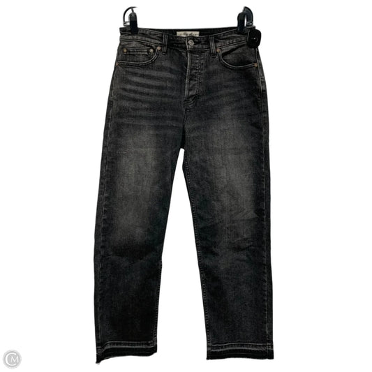 Jeans Straight By We The Free In Black Denim, Size: 2