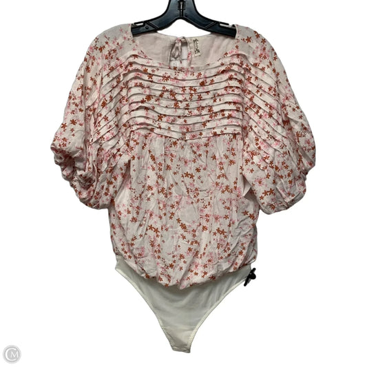 Bodysuit By Free People In Floral Print, Size: S