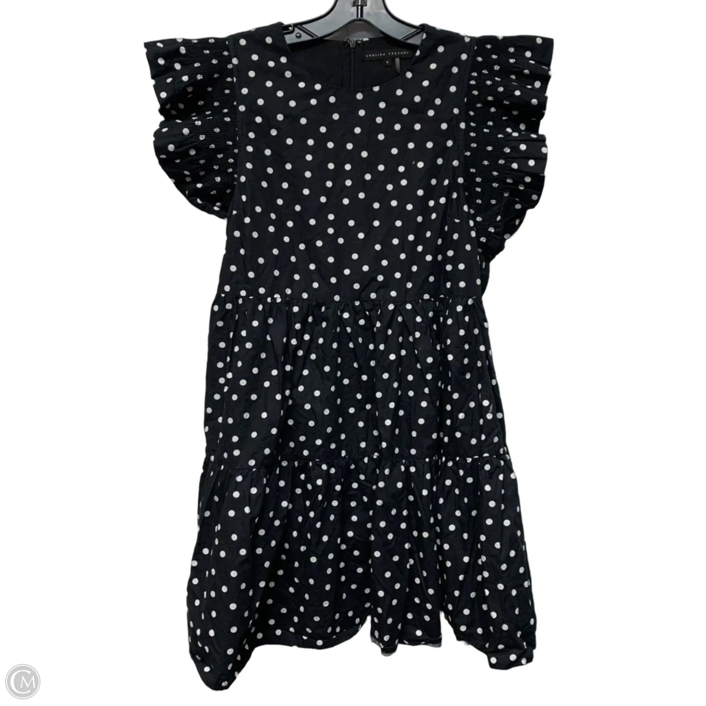 Dress Casual Short By English Factory In Polkadot Pattern, Size: S