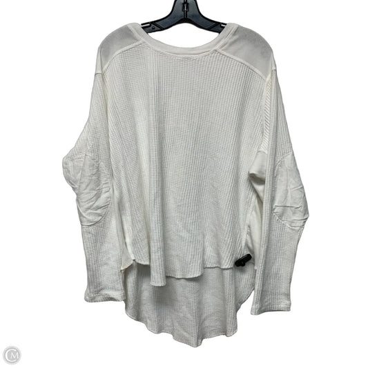 Top Long Sleeve By Free People In White, Size: Xs