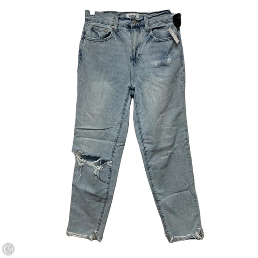 Jeans Straight By Pistola In Blue Denim, Size: 2