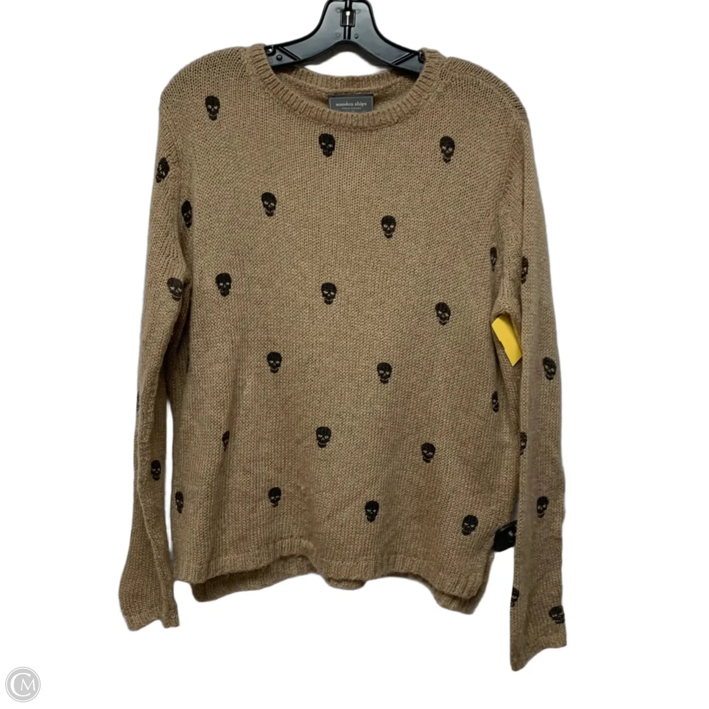 Sweater By Wooden Ships In Black & Brown, Size: Xs
