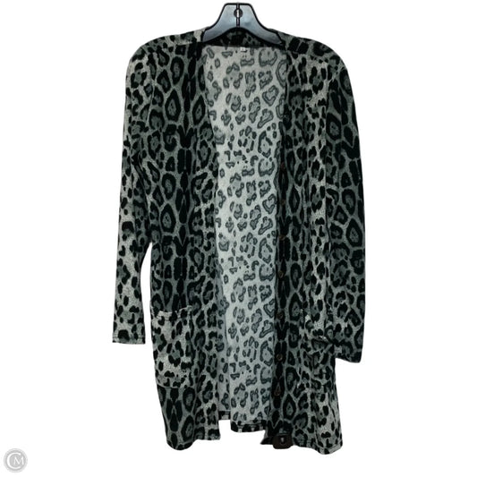 Cardigan In Animal Print, Size: S