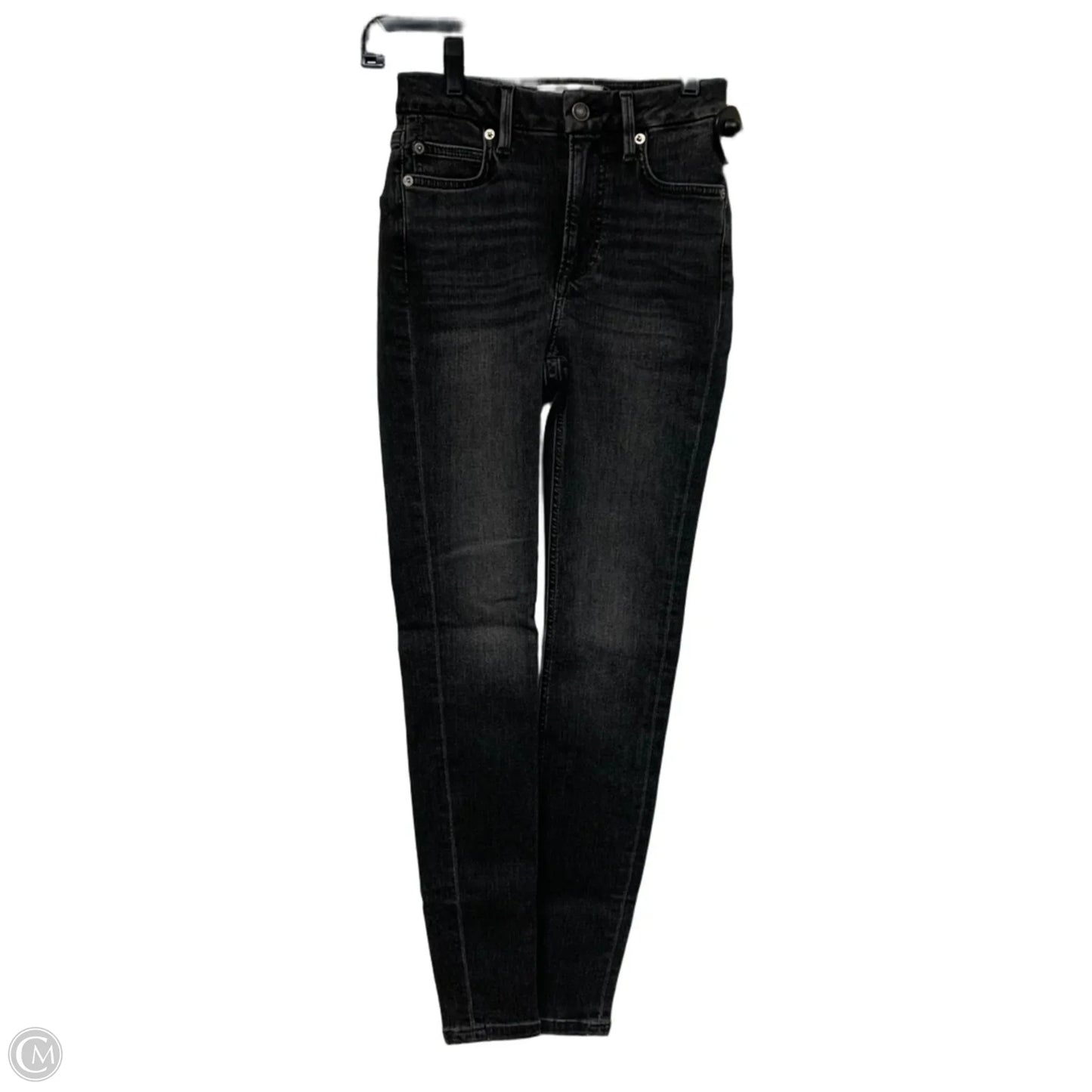 Jeans Skinny By Free People In Grey Denim, Size: 0