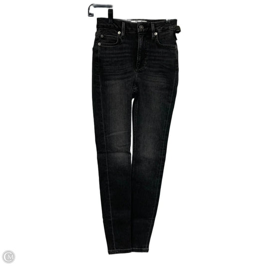 Jeans Skinny By Free People In Grey Denim, Size: 0