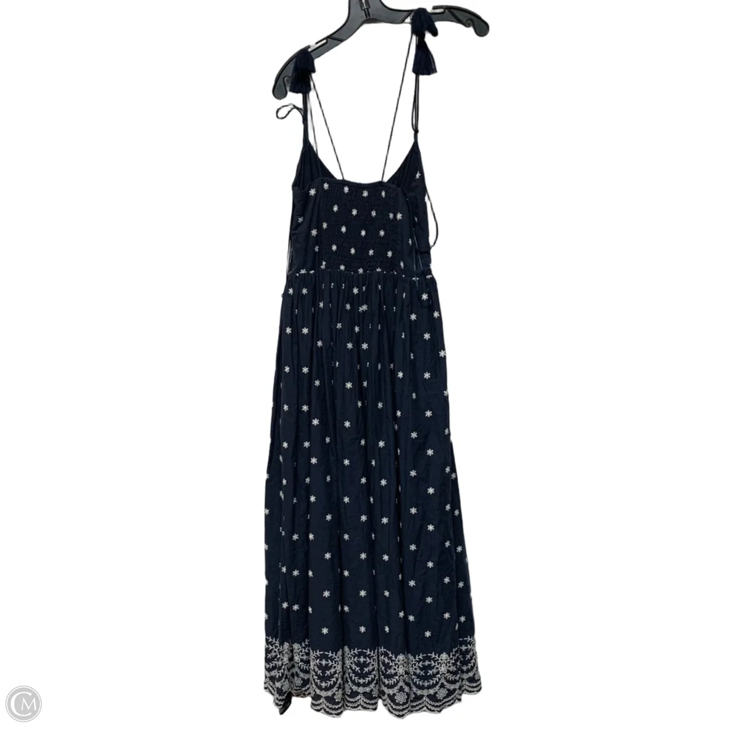 Dress Casual Maxi By En Saison In Blue & White, Size: M