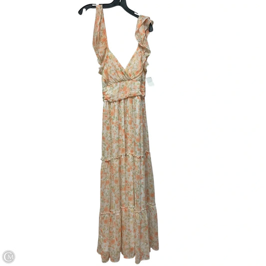 Dress Casual Maxi By Altard State In Orange & White, Size: S