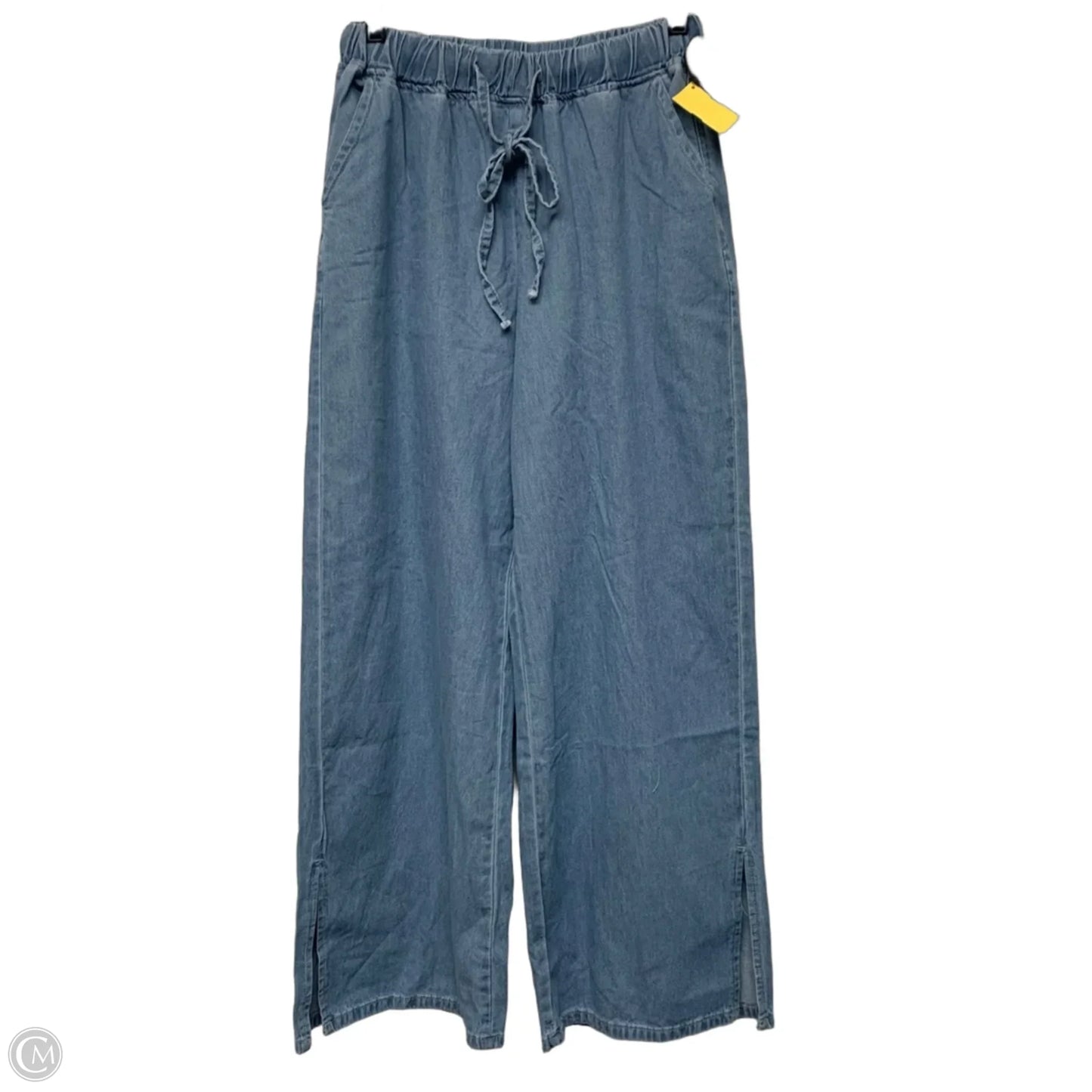 Jeans Wide Leg By Shein In Blue Denim, Size: 30