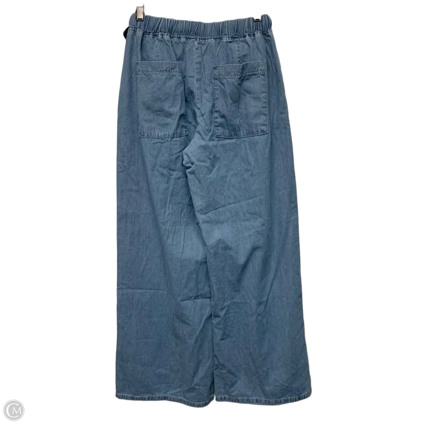 Jeans Wide Leg By Shein In Blue Denim, Size: 30