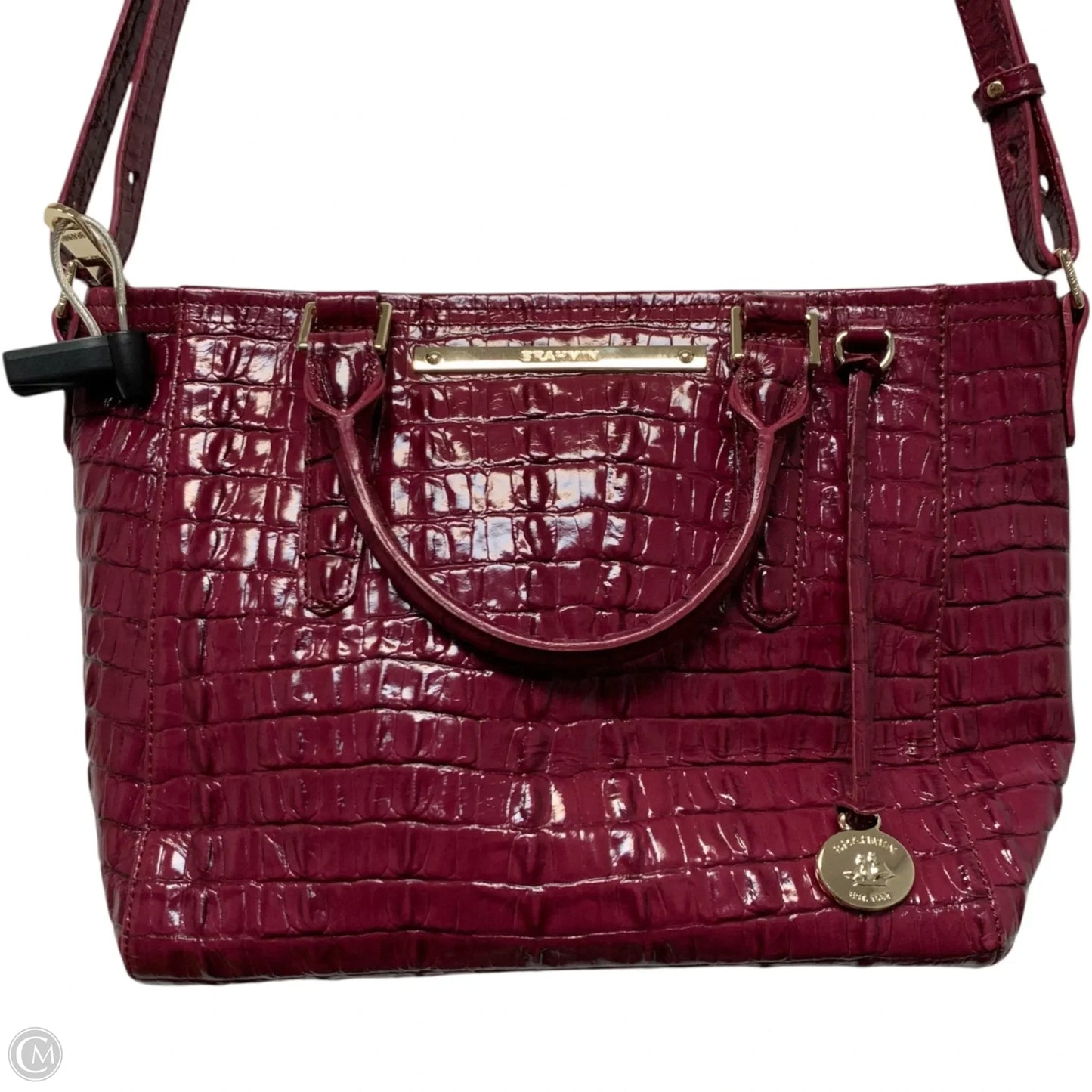 Handbag Designer By Brahmin, Size: Medium
