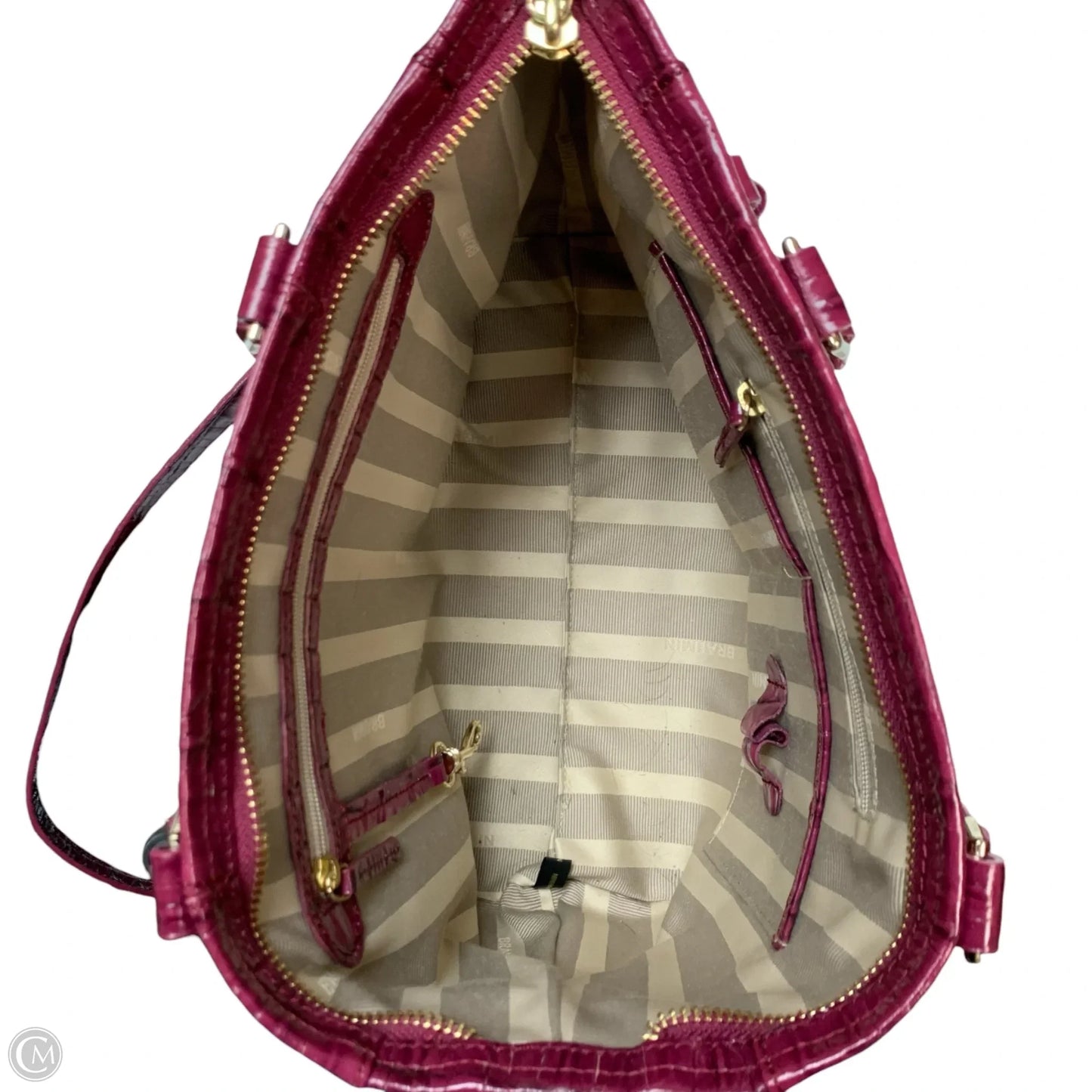 Handbag Designer By Brahmin, Size: Medium