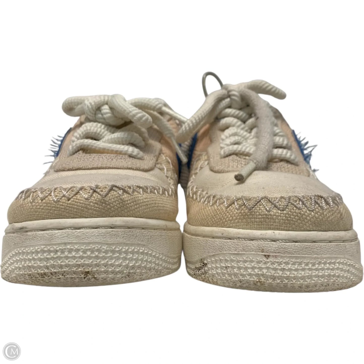 Shoes Sneakers By Nike In Blue & Cream, Size: 8.5