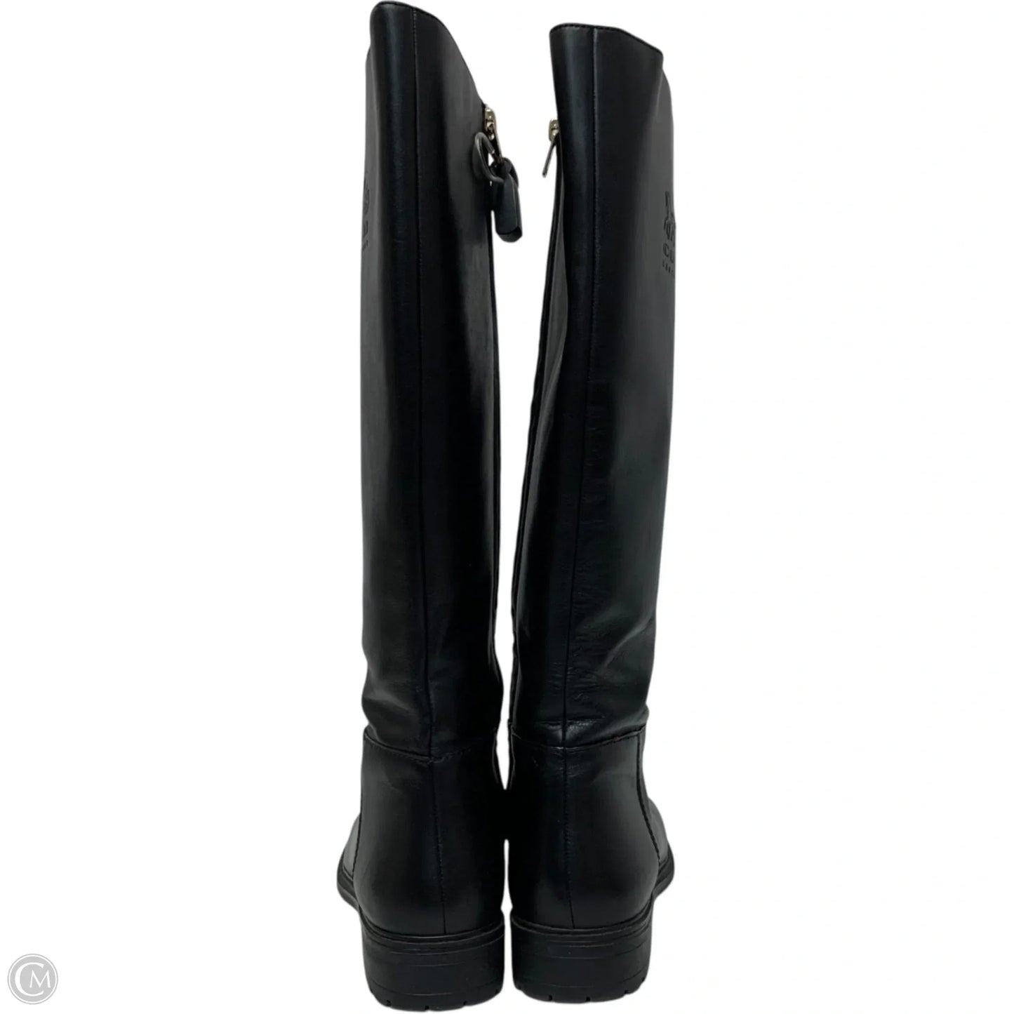 Boots Designer By Coach In Black, Size: 9