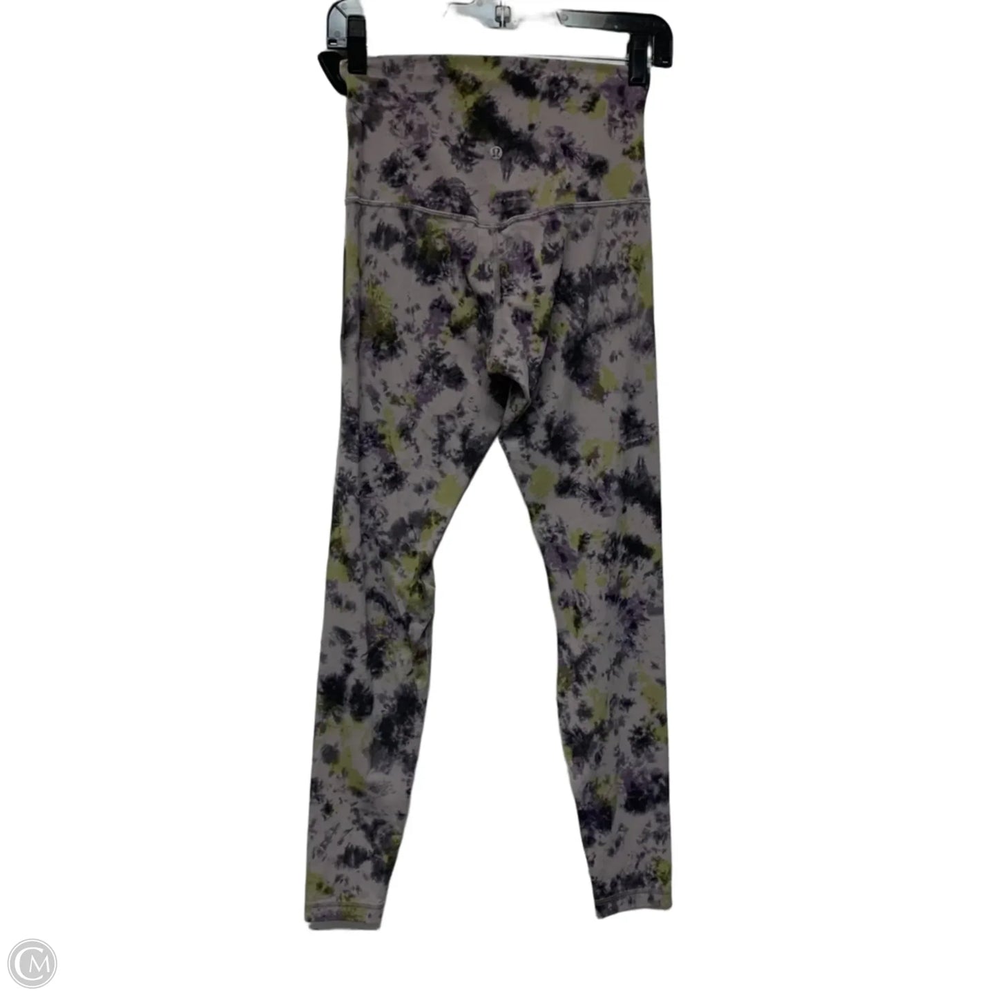 Athletic Leggings By Lululemon In Green & Purple, Size: S