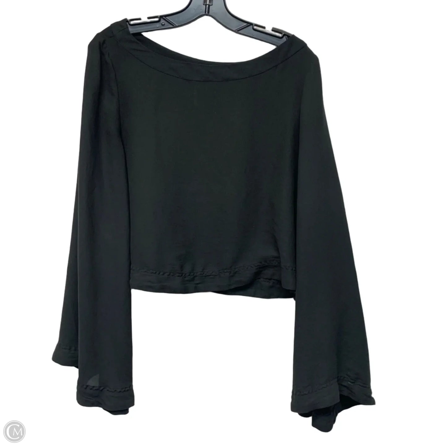 Blouse Long Sleeve By Free People In Black, Size: M