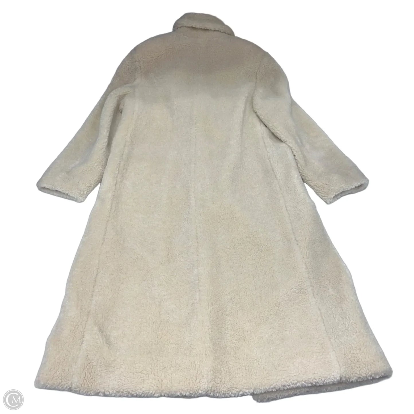 Coat Designer By Tory Burch In Cream, Size: L