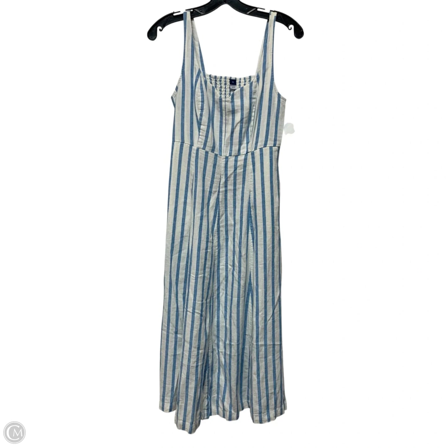 Dress Casual Maxi By Old Navy In Blue & White, Size: Xs