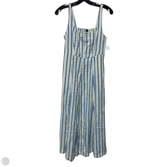 Dress Casual Maxi By Old Navy In Blue & White, Size: Xs