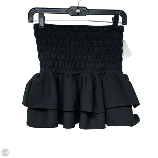 Top Sleeveless By Zara In Black, Size: S