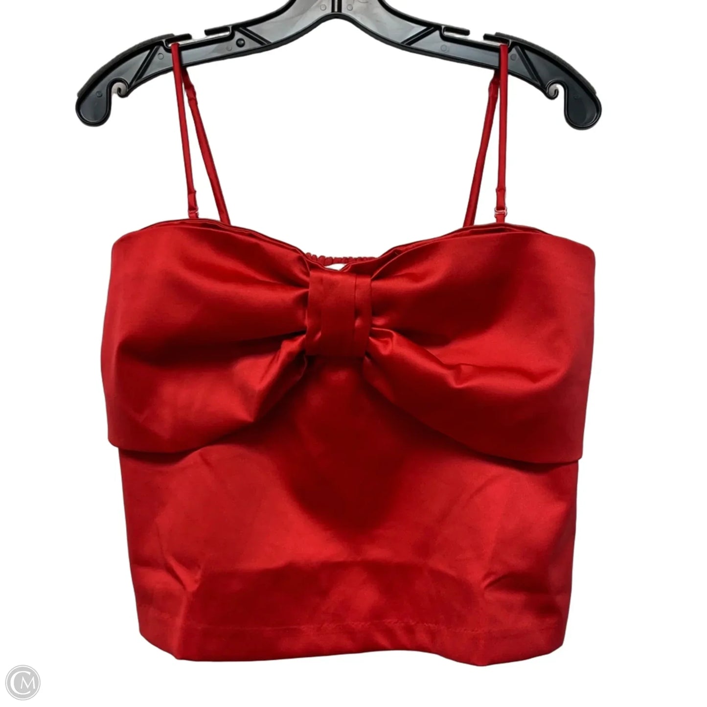 Top Sleeveless By Loft In Red, Size: M