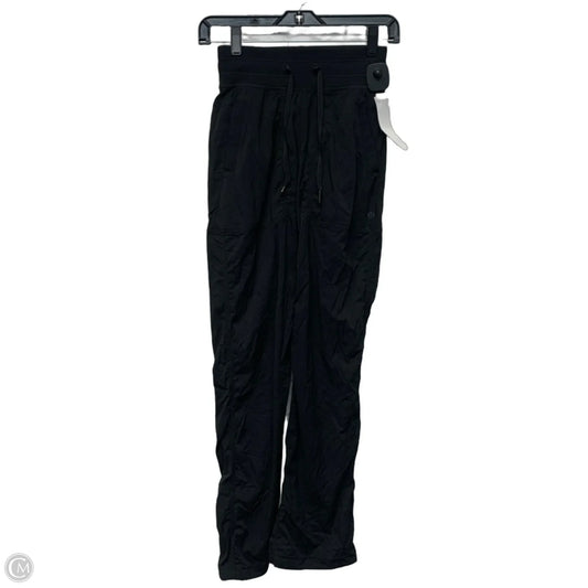 Athletic Pants By Lululemon In Black, Size: Xs
