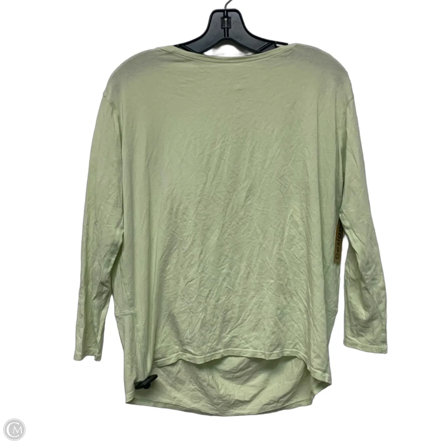 Athletic Top Long Sleeve Crewneck By Lululemon In Green, Size: S