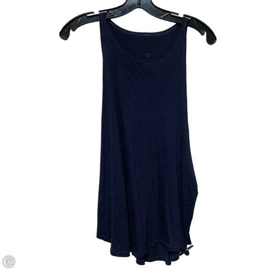 Athletic Tank Top By Lululemon In Navy, Size: M
