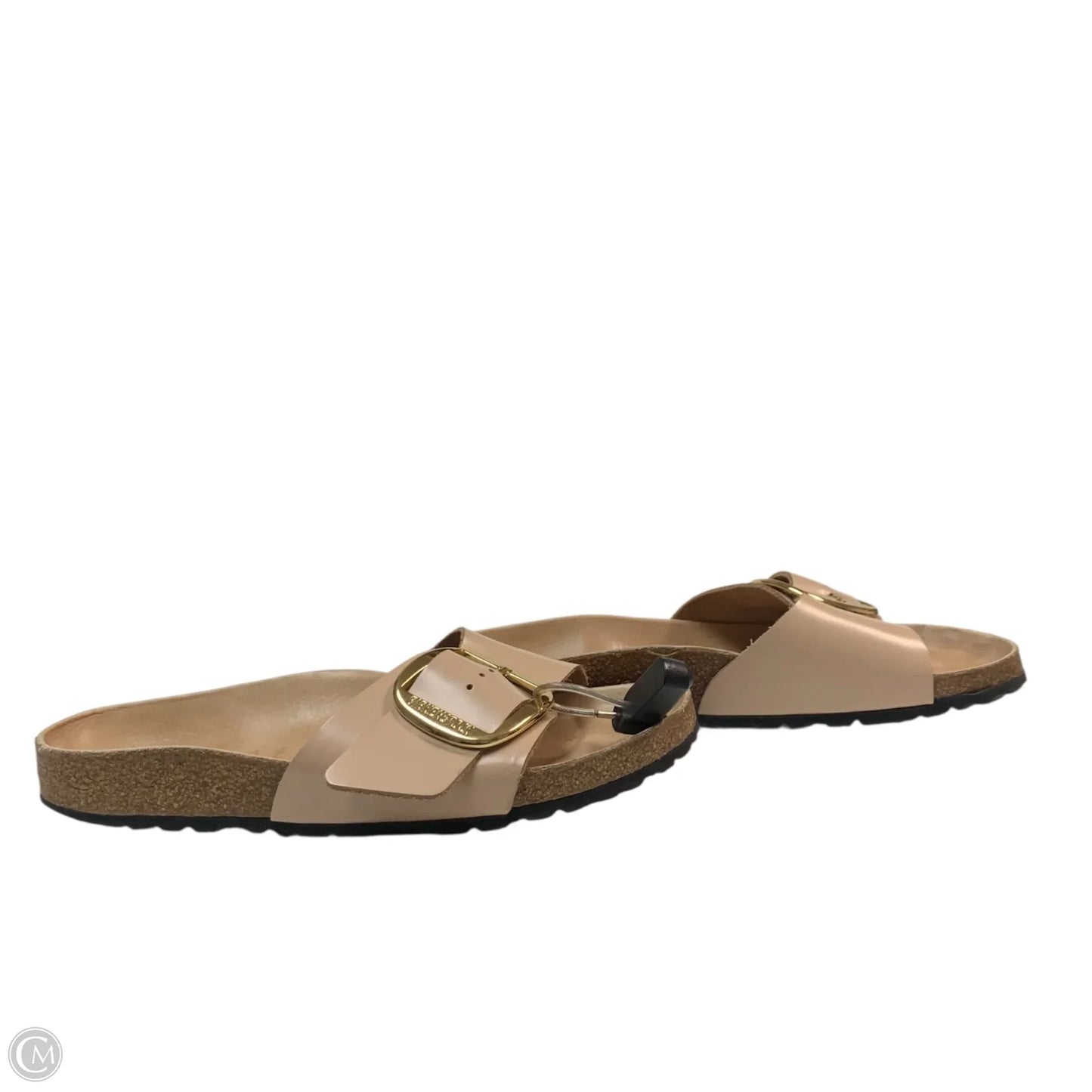 Sandals Flats By Birkenstock In Beige, Size: 9